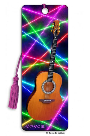 GUITARS 3D HOLOGRAM BOOKMARK