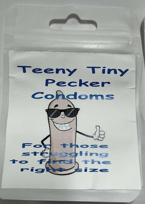 PRANK CONDOMS TEENY TINY