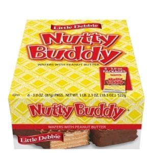 LITTLE DEBBIE NUTTY BUDDY BARS