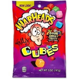 WARHEADS SOUR CHEWY CUBES BAG