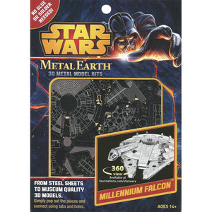METAL EARTH STAR WARS MILLENNIUM FALCON PUZZLE