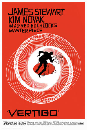 VERTIGO RETRO MOVIE POSTER 125