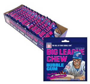 BIG LEAGUE CHEW GUM BLUE RASPBERRY