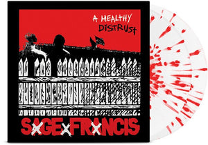 SAGE FRANCIS | HEALTHY DISTRUST (20TH ANNIVERSARY WHITE AND RED SPLATTER 2LP EDITION) (VINYL)