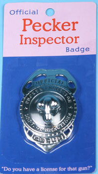 PECKER INSPECTOR BADGE