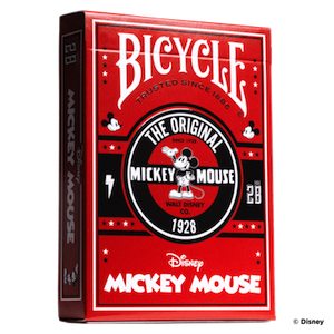 DISNEY MICKEY MOUSE PLAYING CARDS BICYCLE