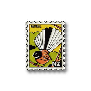 FANTAIL PIWAKAWAKA COLLECTIBLE STAMP MAGNET