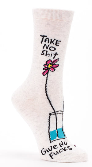 TAKE NO SHIT SOCKS Women's shoe size 5-10.