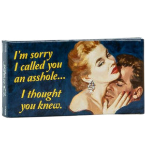 SORRY I CALLED YOU ASSHOLE CHEWING GUM