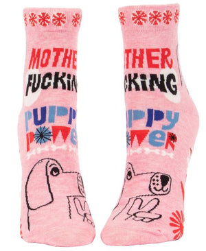 PUPPY POWER ANKLE SOCKS women's size 5-10.