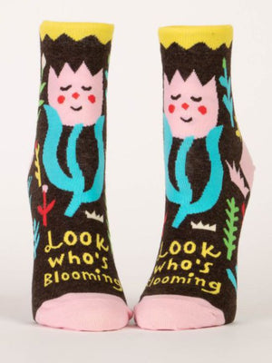 LOOK WHOS BLOOMING SOCKS WOMENS SIZE 5-10