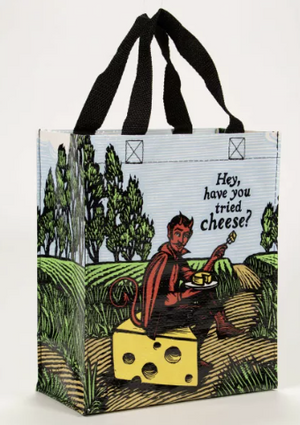 DEVIL HAVE YOU TRIED CHEESE LUNCH BAG TOTE