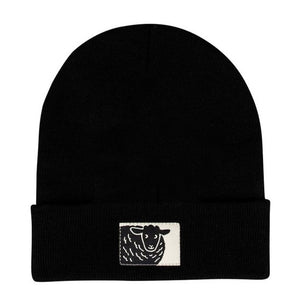 STAY NAUGHTY BLACK SHEEP BEANIE