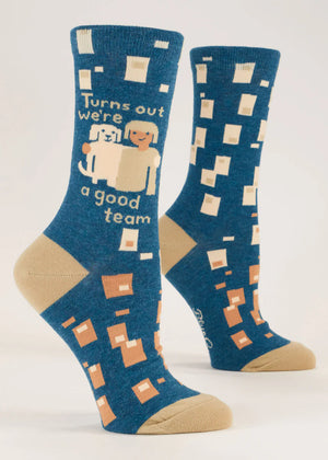 WE ARE A GOOD TEAM SOCKS WOMENS SIZE 5-10
