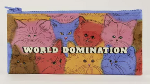 WORLD DOMINATION CATS PENCIL CASE