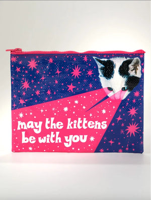 ZIPPER POUCH MAY THE KITTENS BE WITH YOU