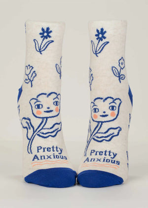 PRETTY ANXIOUS ANKLE SOCKS WOMENS SIZE 5-10