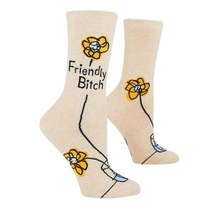 FRIENDLY BITCH SOCKS WOMENS SIZE 5-10
