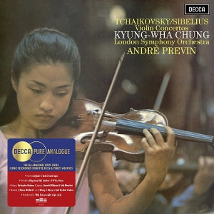 CHUNG, KYUNG WHA & LONDON SYMPHONY ORCHESTRA & ANDRE | Tchaikovsky & Sibelius Violin Concertos