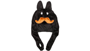 STACHE LABBIT KOJIK BLACK BEANIE