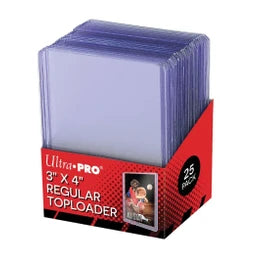 TRADING CARDS | ULTRA PRO TOPLOADER CARD CASE 25 PACK (3" X 4" 35PT REGULAR CLEAR)