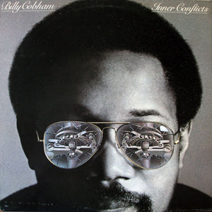 BILLY COBHAM | INNER CONFLICTS - US - GILDED PROMO STAMP - LARGE PROMO STICKER