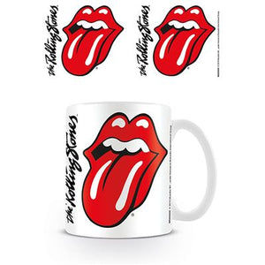ROLLING STONES LIPS TONGUE MUG WHITE