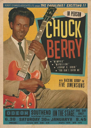 CHUCK BERRY AT THE ODEON SOUTHEND POSTER 159