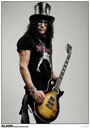 SLASH LONDON MARCH 2008 POSTER GUNS N ROSES 440
