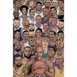 BASKETBALL LEGENDS MAXI POSTER 485