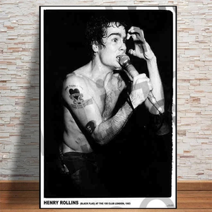 HENRY ROLLINS 100 CLUB 1983 POSTER 47