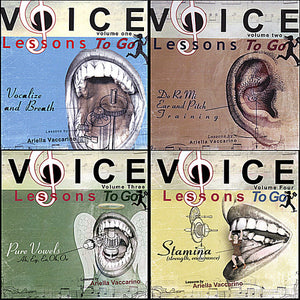 ARIELLA VACCARINO | VOICE LESSONS TO GO 1-4 : COMPLETE SET