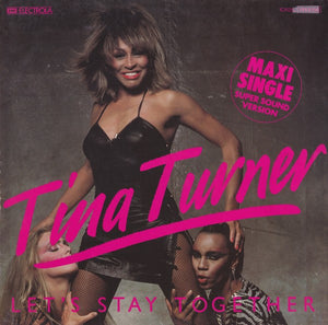 TINA TURNER | LETS STAY TOGETHER - 12 - WRITING ON COVER
