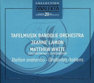 MATTHEW WHITE^MATTHER WHITE | ITALIAN ORATORIOS