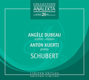 ANGèLE DUBEAU | VIOLIN & PIANO MUSIC