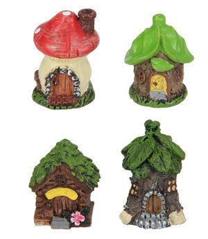 MINI FAIRY GARDEN HOUSE FIGURINE POT PLANT PAL CERAMIC