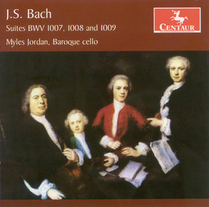 MYLES JORDAN^J.S. BACH | CELLO SUITES: NEW INTERPRETATION BASED ON EARLY