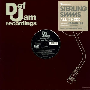 STERLING SIMMS | ALL I NEED (X2)
