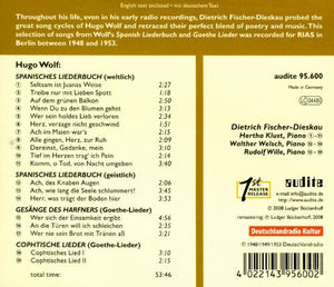H. WOLF^DIETRICH FISCHER-DIESKAU | EDITION FISCHER-DIESKAU 2