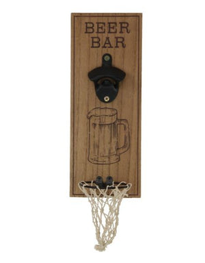 BOTTLE OPENER WITH NET CATCHER BEER BAR