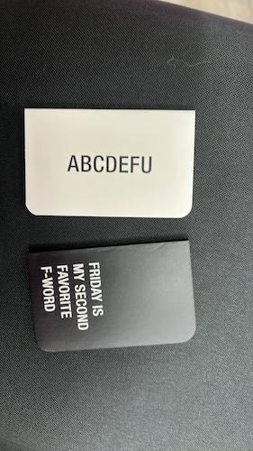 F WORD / F U MINI NOTEBOOK TWO PACK