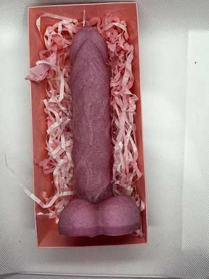 PENIS CANDLE 16CM PINK