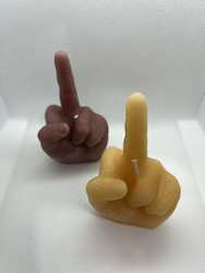 MIDDLE FINGER CANDLE HANDMADE