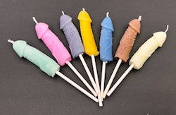 PENIS CANDLES BIRTHDAY CAKE 3 PACK