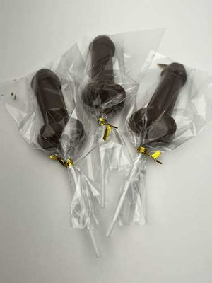 CHOCOLATE PENIS LOLLIPOP MILK CHOC PECKER