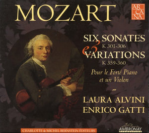 LAURA ALVINI^W.A. MOZART | SIX SONATAS