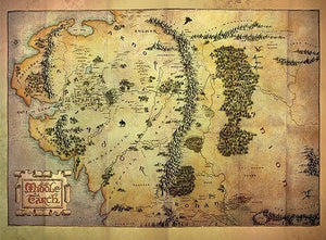 LORD OF THE RINGS MIDDLE EARTH MAP POSTER 286
