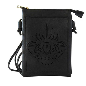 LOTUS SHOULDER BAG BLACK