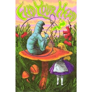 ALICE IN WONDERLAND FEED YOUR HEAD POSTER RETRO 54