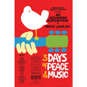 WOODSTOCK CONCERT POSTER 686